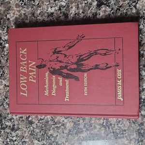 Low Back Pain by James Cox Mechanism, Diagnosis & Treatment new 5th edition